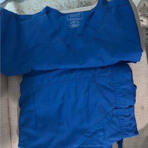 Cherokee Royal Blue Scrub Set